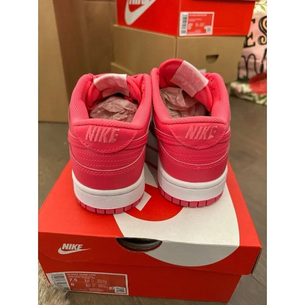Nike dunk low hyper pink / white